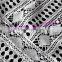 New Design Rayon Polyester Fabric Wholesale, White Polyester With Hollow Design Fabric