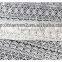 Latest lace new style embroidery design white cotton lace dress fabric