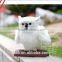 owl plush toy with bright eyes feathered owl decoration