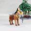 artificial furry craft made goat fur walking donkey toy