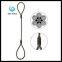 Single Leg Wire Rope Slings - Eye and Eye 6X25 Bright EIPS IWRC