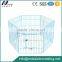 Portable Outdoor Plastic Coated Iron Fence Dog Kennel