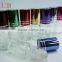 Hot sale mini empty 2ml 3ml plastic roll on ball deodorant glass bottle with colored aluminum cap