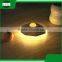 plastic decorative diamond shape usb rechargeable sensor led study reading desk table night light lamp