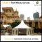 Excellent hexagon aluminium frame structure tent with high peak roof