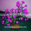 Indoor Festive Beautiful Holiday decorate hot led flower bonsai tree light fake flowering trees