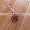 S925 Sterling Silver Genuine Natural Gemstone Druzy Necklace Precious Necklace