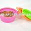 silicone foldable cup /silicone kitchware sets