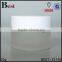 30g cosmetics frosted dark glass jar brown cream glass jar with screw top white lid