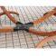 Garden Wooden Frame Hammock Swing Chaise Longue Awning Chair