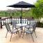 Outdoor Leisure Table and Chair Patio Sling Dining Set Graden Furniture