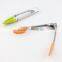 Fresh Silicone Stainless Steel Food Tongs Kitchen Tools, 7 Inch