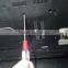 Small plastic handle with magnetic Phillips, flathead screwdriver,transparent handle