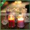 Natural Plant Scented Glass Candles Without Smoke Candle, Candle Resistant To High Temperature Glass Wax