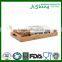Novelty custom bamboo serving tray with handle, bamboo food serving tray, bamboo breakfast serving tray