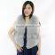 CX-G-B-264 Cool Stylish Design Women Waistcoat Genuine Fur Vest Fox