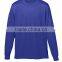 Wicking Long Sleeve T-Shirt For Youth Self-Fabric Collar And Cuffs Training Tee 100% Polyester Wicks Moisture Sport Wear