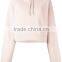 2017 Top Quality Fashion Oversized Hoodie Ladies Sexy Crop Top Women Raglan Long Sleeve Blank Pullover Hoodie Plain OEM