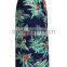 2016 Low Waist Elastic Waistband Special Full Colorful Priting Skirt for Ladies