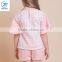 Sweet Style Chiffon Fabric Top Ruffle Sleeve Kids Girls T Shirt