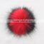 Myfur Wholesale Raccoon Fur Pompom Woman Accessories Plush Pompom Ball