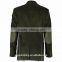 Custom Design Mens' Olive Green Corduroy Blazer with Elbow Patches