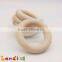 Eco Bunny Ears DIY Teething Toy Maple Wooden Ring For Baby