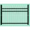 Non-welded Galvanized Steel Fence, Easy Assembly