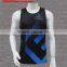 polyester custom print gym singlet for men