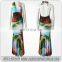 Deep V-neck sheath dress/Custom Fashion One-piece Dress