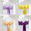 Hot Style Wedding Reception Decoration Bow Chair Sashes Satin