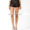 High-Waisted Faux Leather Shorts CSS0048