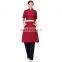 2015 OEM factory red short sleeve bell boy uniform wholesale