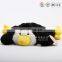 Plush penguin toy with big eyes