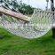 Nylon net mesh hammock with Garden Wooden Rope