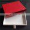 Mini size packing box with white ribbon tie paper box , slide drawer box