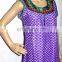 Summer Block Print Long Tunic Top kurti Cotton Indian Handmade