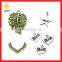 Various shapes and designs metal custom charm pendants