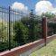 Hot sale USA market black ornamental 3 rails commercial fence