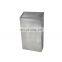 Waste basket recycle waste garbage container metal room dust bin