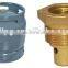 Butane 6kg filling gas/lpg cylinder with valve