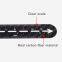 Black 13 cm Carbon Fiber Straight Ruler
