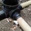 Underground Plastic Inspection Well  For Industrial Park Black