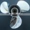 Stainless Steel High Speed Propeller for 20hp Outboard Engine