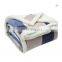 100% polyester sherpa flannel blanket two sides brushed cozy fleece throw