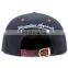 5 panel custom design snakeskin bill snapback caps
