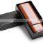 HQ CF-0402 Leather Cedar Wood  Brown Cigar Case Holder Travel cigar Case