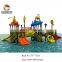 Amusement kids water theme park equipment, outdoor swimming pool slides