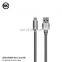 Heavy Duty 5A Fast Charging, Sliver Black Color , Iron Wire Material , Data Charger USB Type-C Cable
