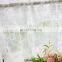 High Quality American Village Style Kitchen Cafe White Sheer Oriel Balcony Small window Half Short Lace Decorative Curtains